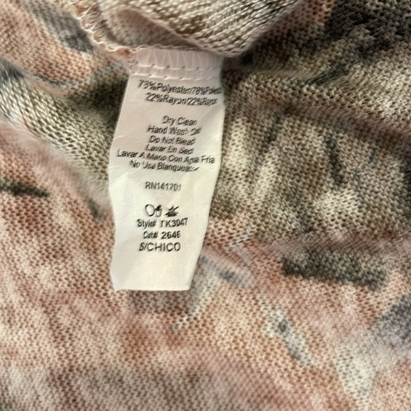 143 Story by Line‎ Up Floral Lightweight Open Cardigan Sweater S - Picture 8 of 9